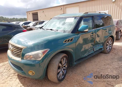 2012 Infiniti Qx56 from USA, damaged, VIN JN8AZ2NFXC9519077